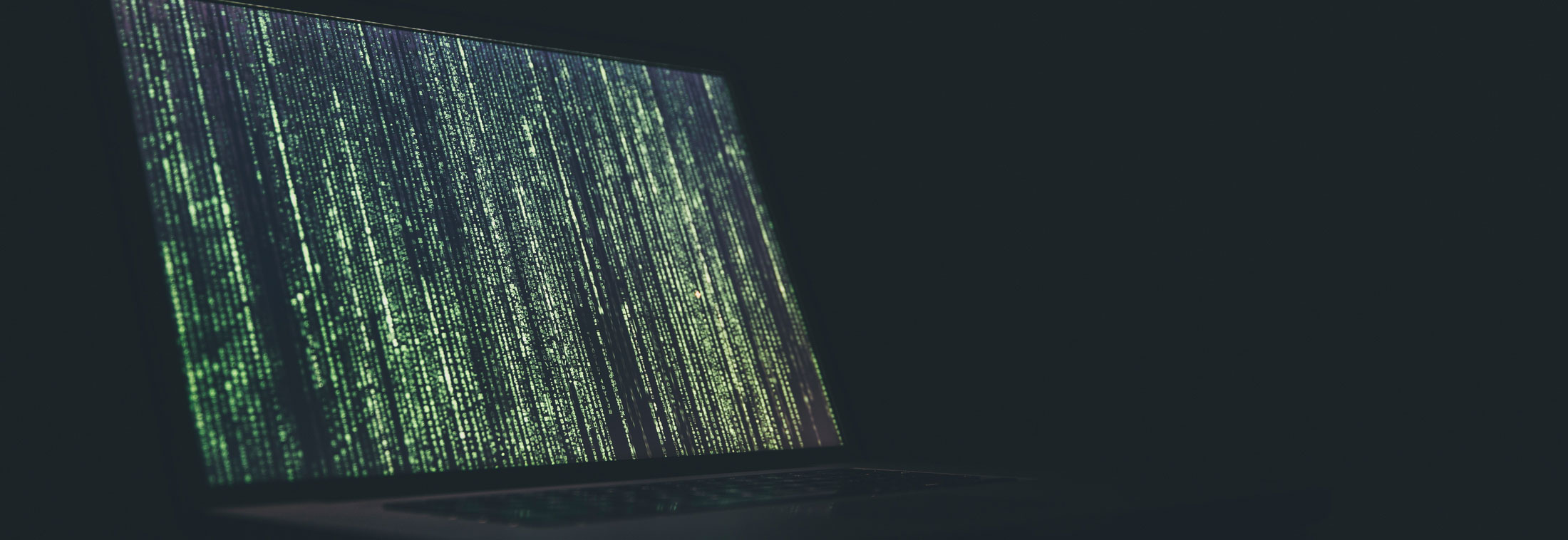 Datenreihen auf Computerbildschirm